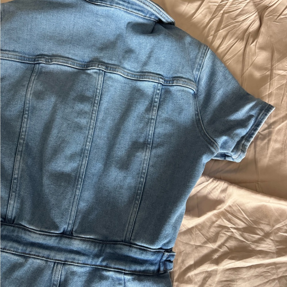 Good American Blue Denim Romper - Picture 12 of 12